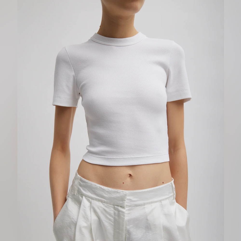 Tibi Ribbed Tshirt